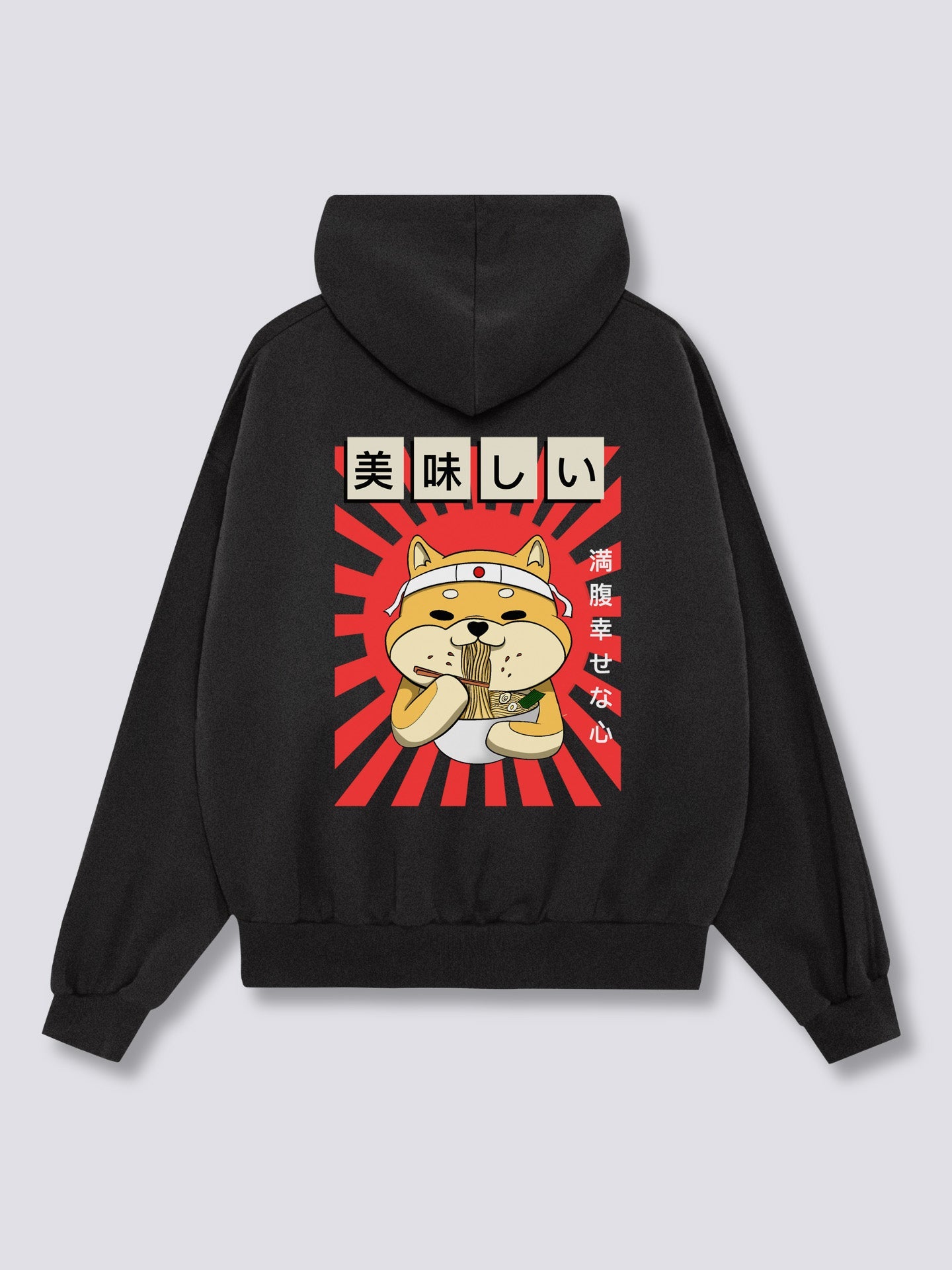 Ramen Shiba Back Hoodie