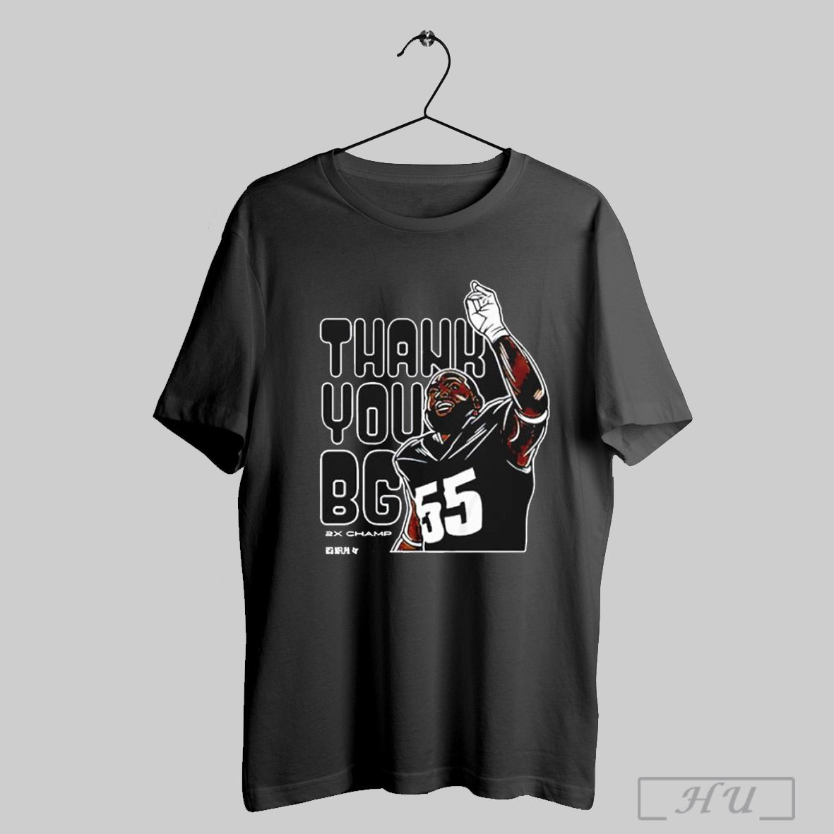 Brandon Graham Thank You Bg 2x Cham 55 T Shirt Sweatshirt