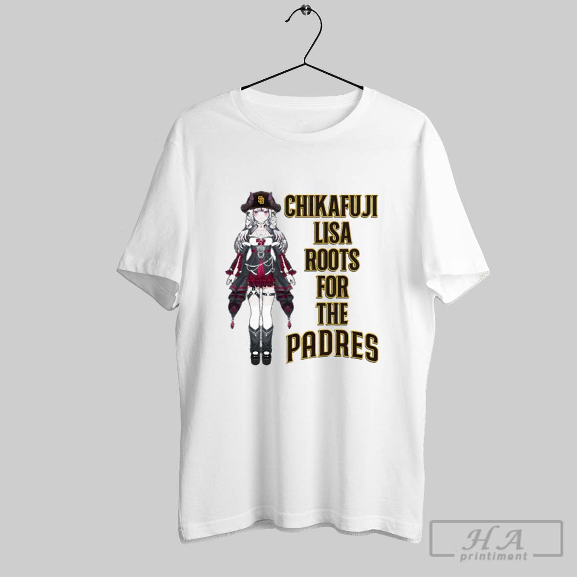 Chikafuji Lisa Roots For The Padres Shirt