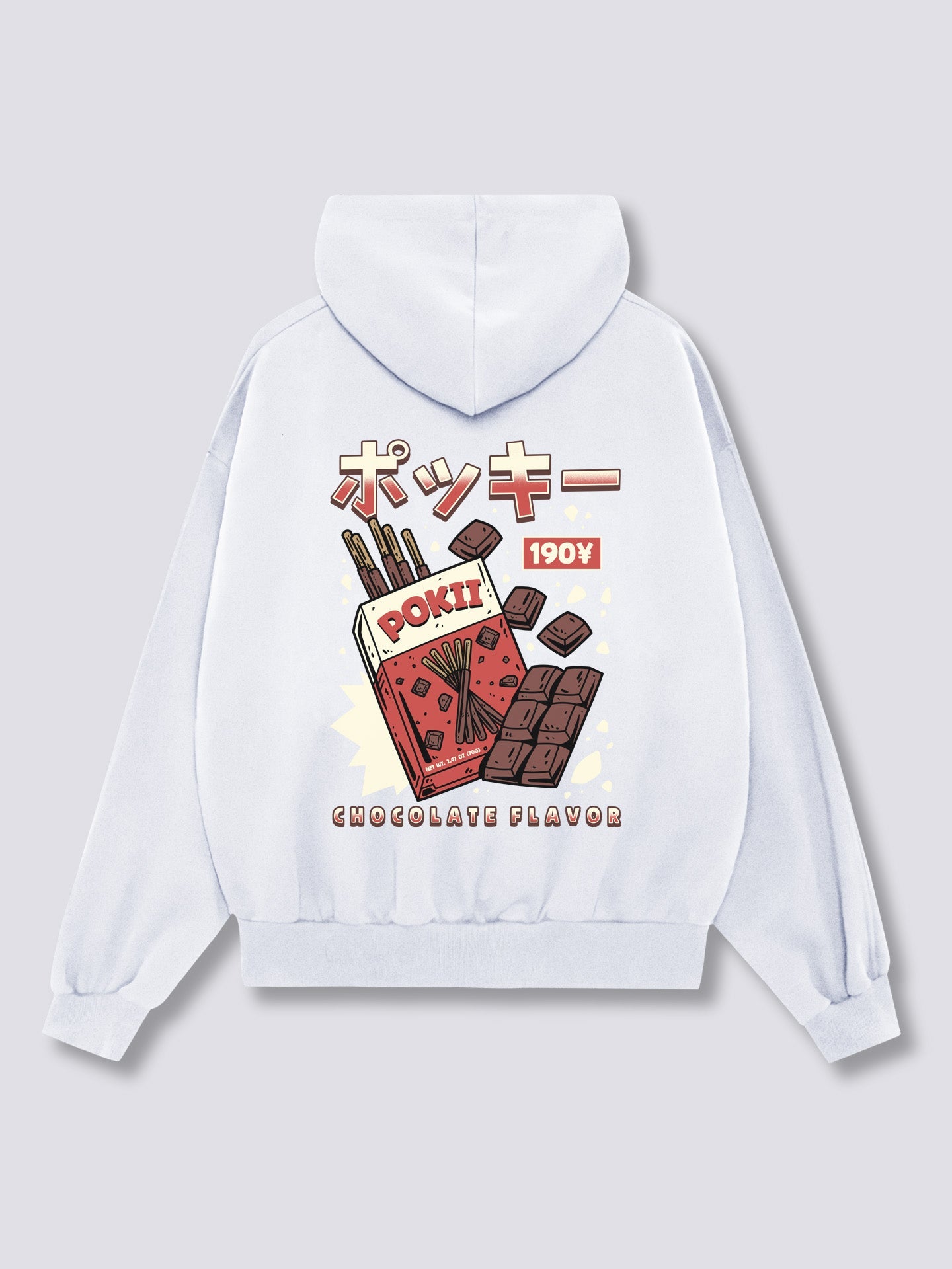 Chocolate Pokii Back Hoodie