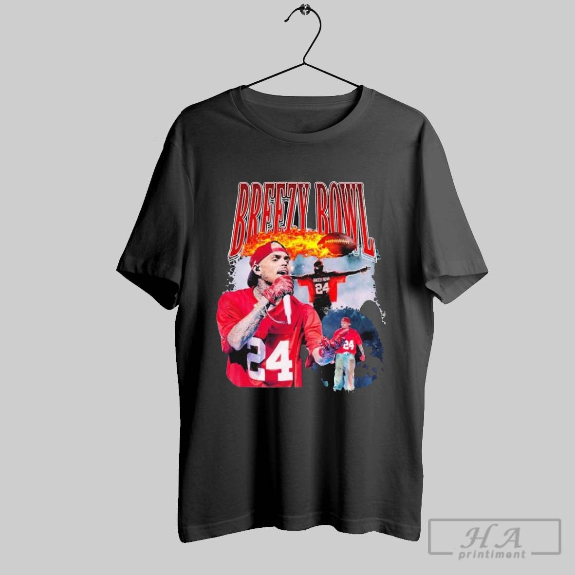 Chris Brown Breezy Bowl Tour Nfl T Shirts