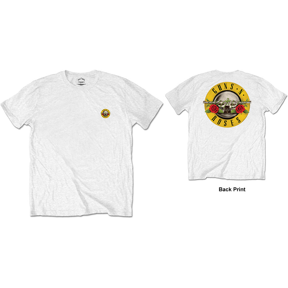 Guns N' Roses | Official Band T-Shirt | Classic Logo (Back Print)
