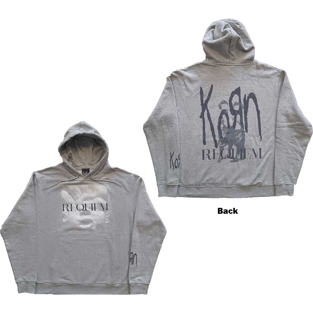Korn Unisex Pullover Hoodie: Requiem (Back Print)