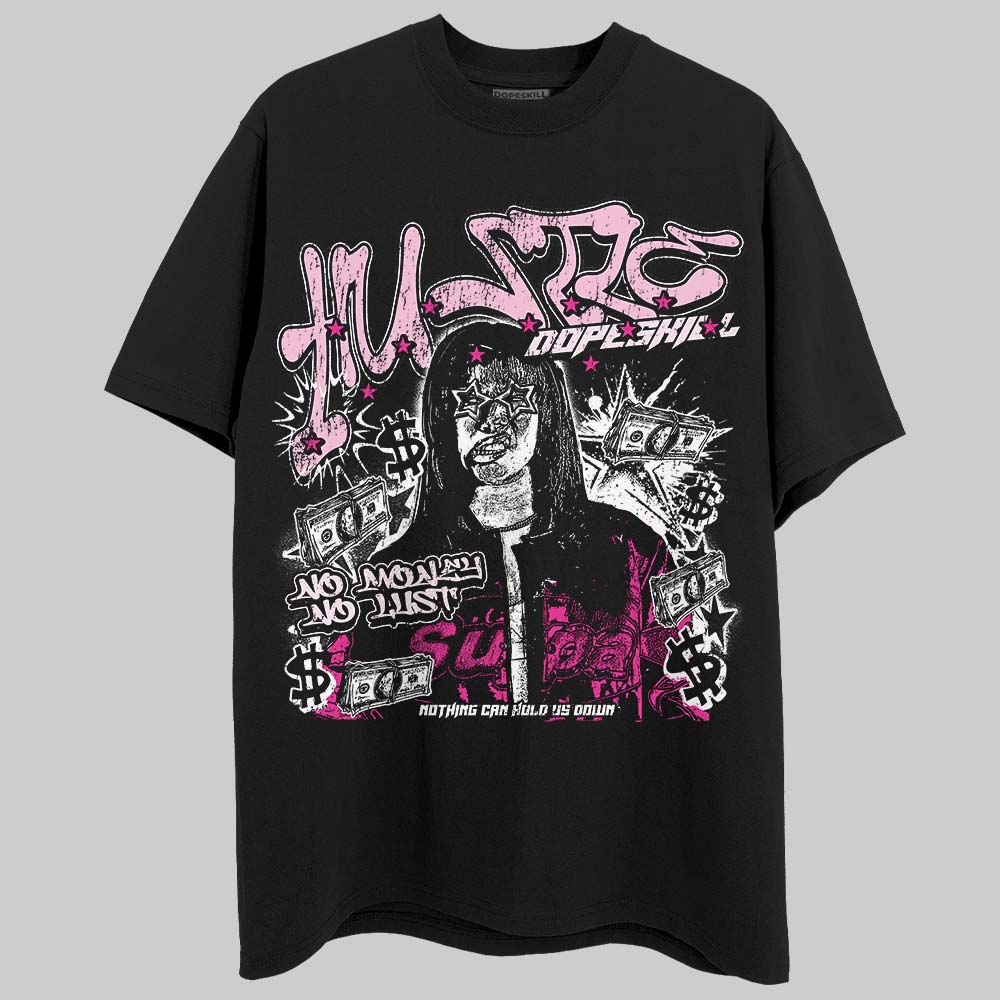 Pink Collection DopeSkill T-Shirt No Money No Lust Graphic
