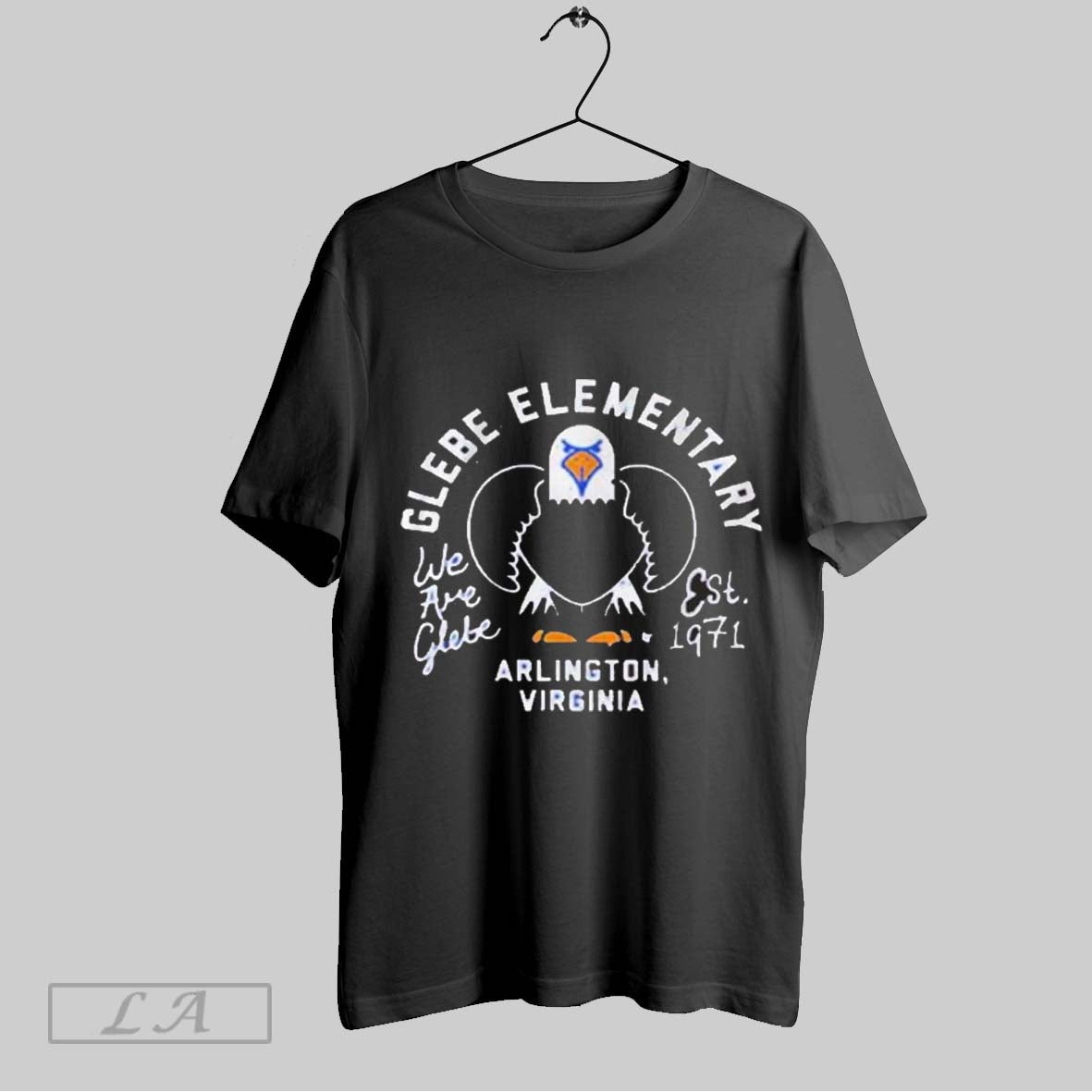 Official Glebe Elementary Vintage Gleagle Royal Blue Shirt