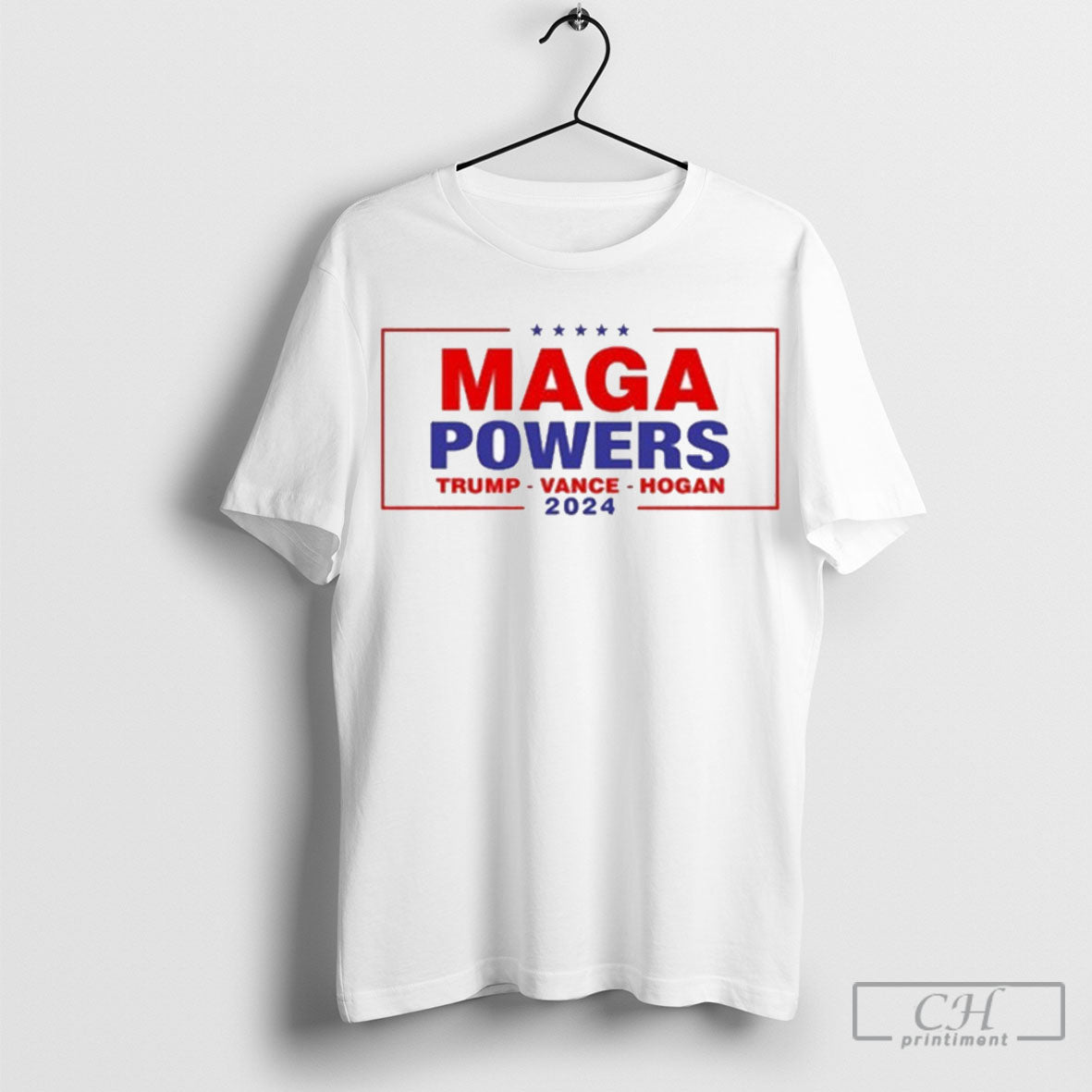 Official Hulk Hogan Wearing Maga Powers Trump Vance Hogan 2024 Shirts
