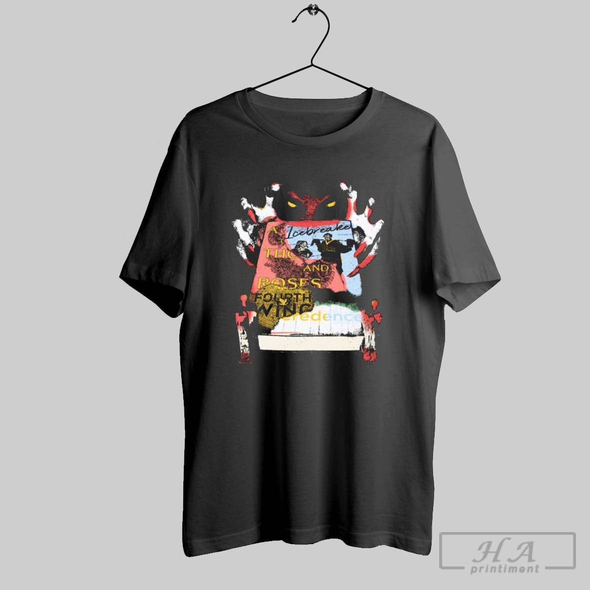 Official Papa Meat Meat Canyon Ritual Icebreaker Thorns And Roses Fourth Wing Credence Vintage T Shirt