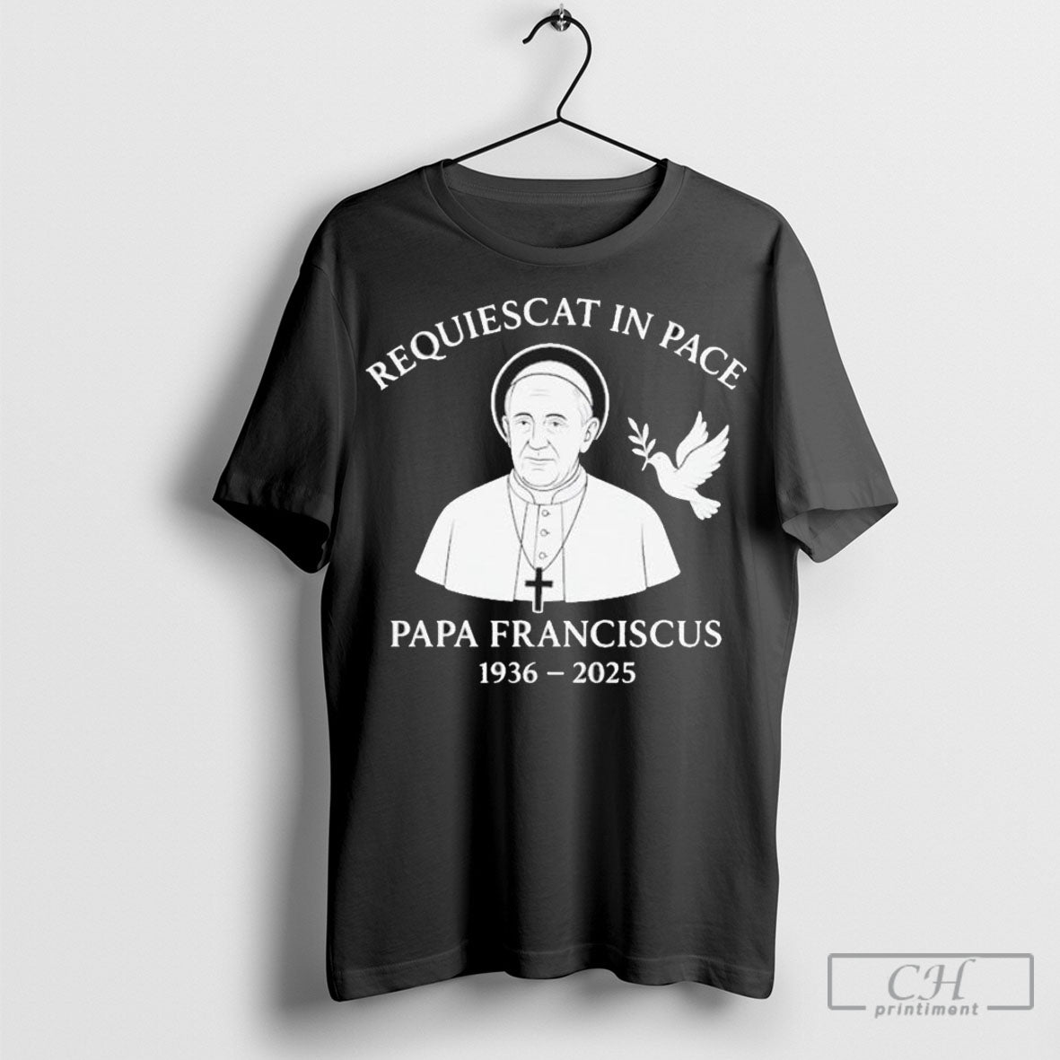 Official Requiescat In Pace Papa Franciscus 1936 2025 T Shirts