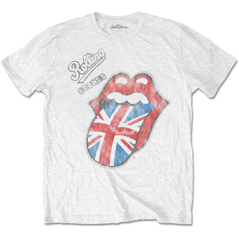 The Rolling Stones | Official Band T-Shirt | Vintage British Tongue (Soft Hand Inks)