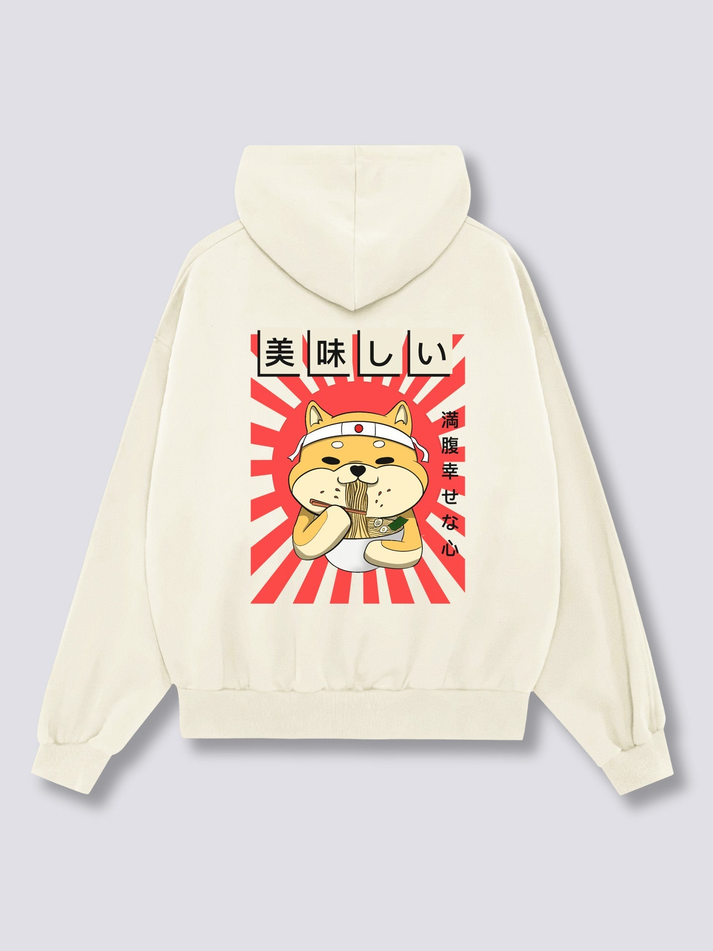 Ramen Shiba Back Hoodie