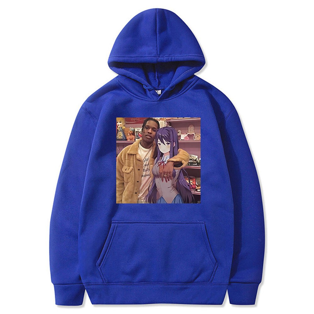 ASAP Rocky Anime Darling In The Franxx Zero Hoodies Streetwear Unisex