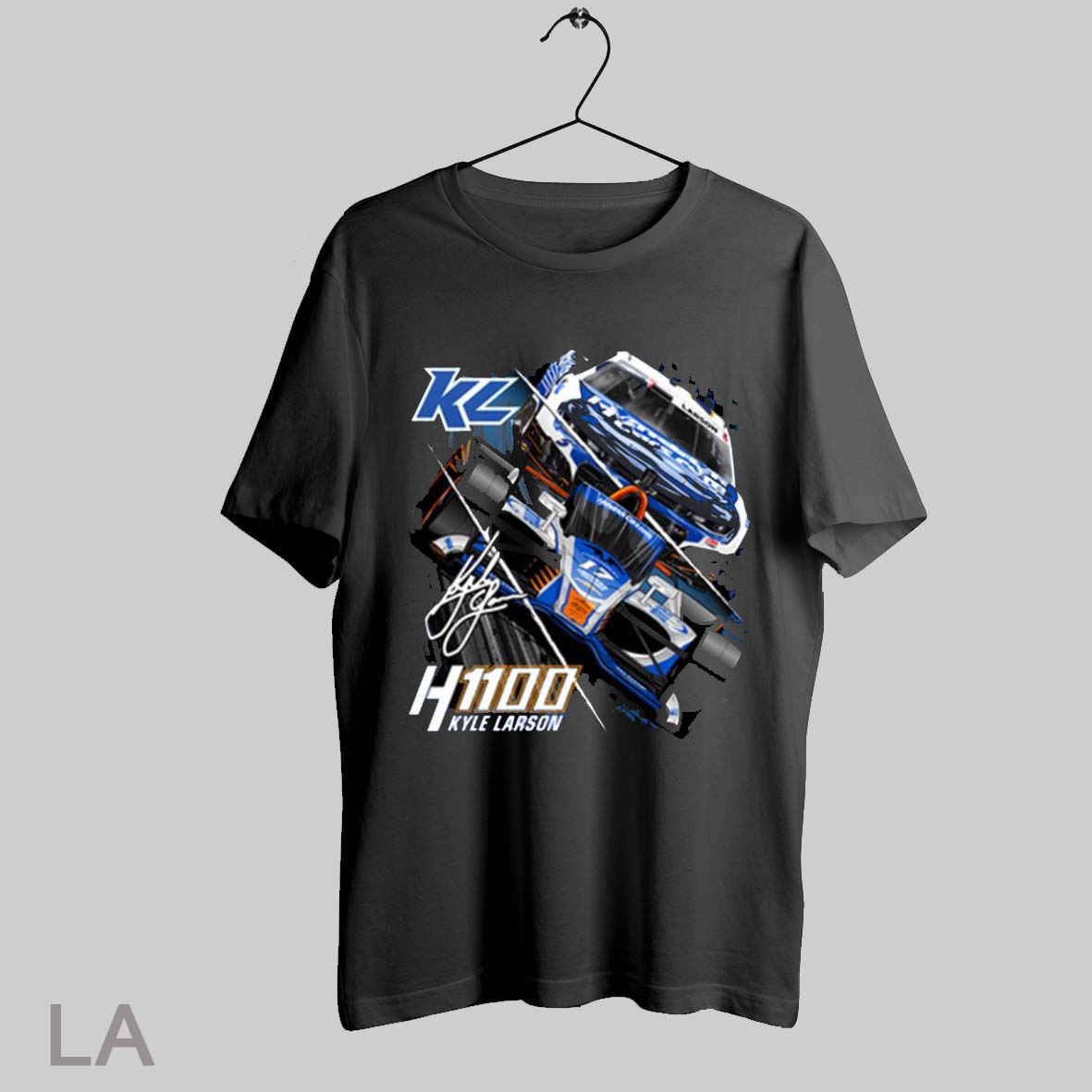 Top Kl5 Kl17 Hendrickcars H1100 Kyle Larson Dual Design Signature T Shirt Sweatshirt Hoodie Shirt
