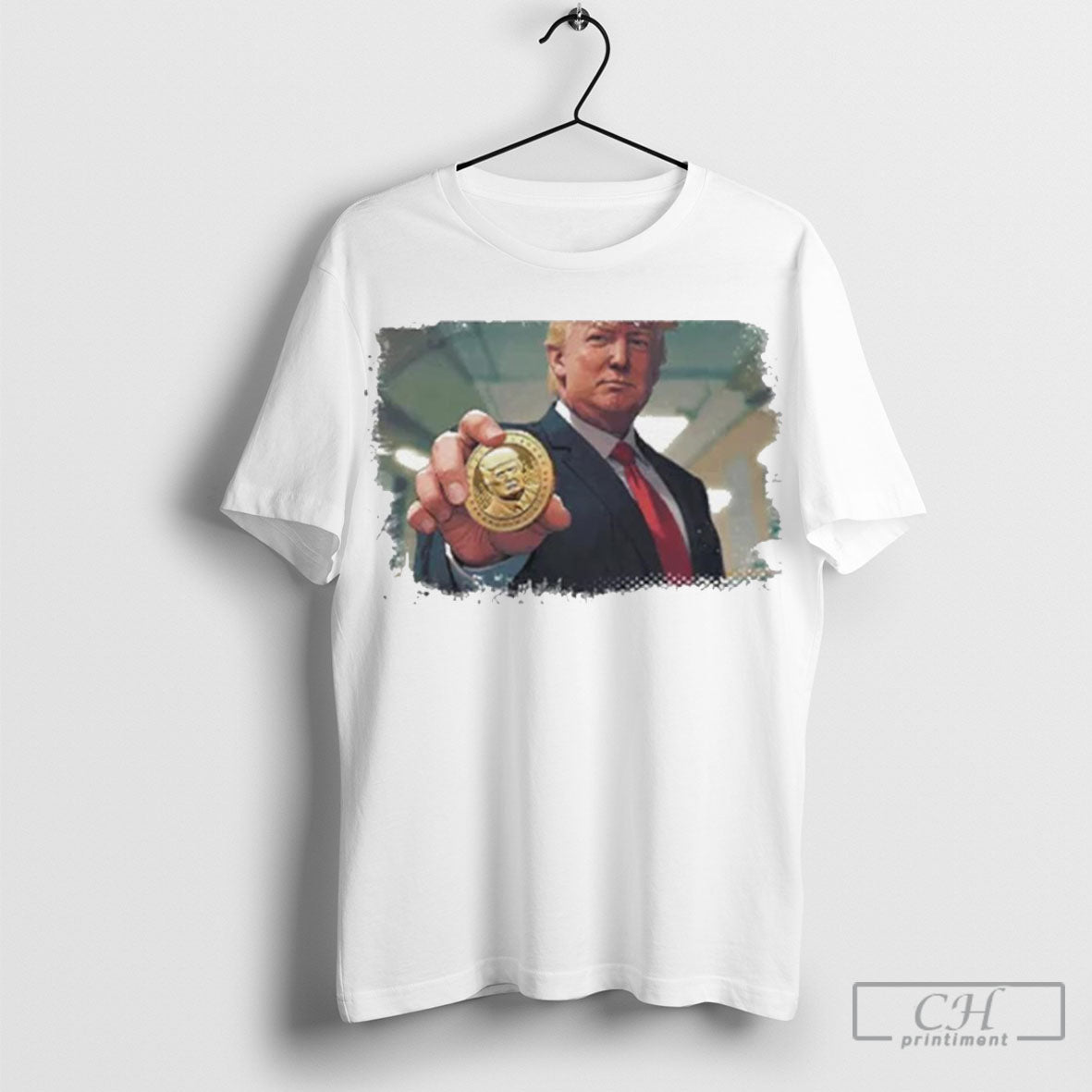 Top Trump Meme Crypto Coin Shirt