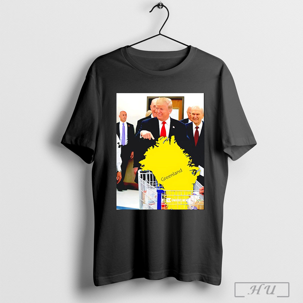Trump Abandoned Shopping Cart Greenland T Shirt