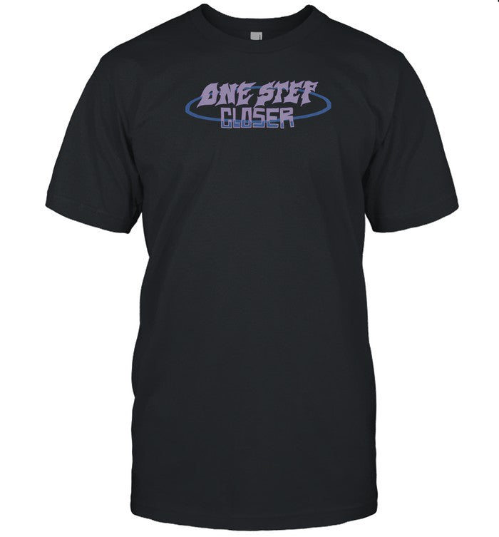 evil greed one step closer oval black t-shirts