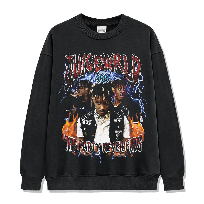 The Party Never Ends By Juice Wrld Sweatshirt