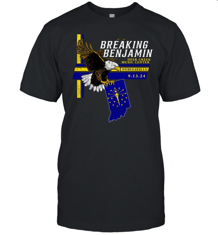 Breaking Benjamin September 13 2024 At Noblesville, IN Event Shirt