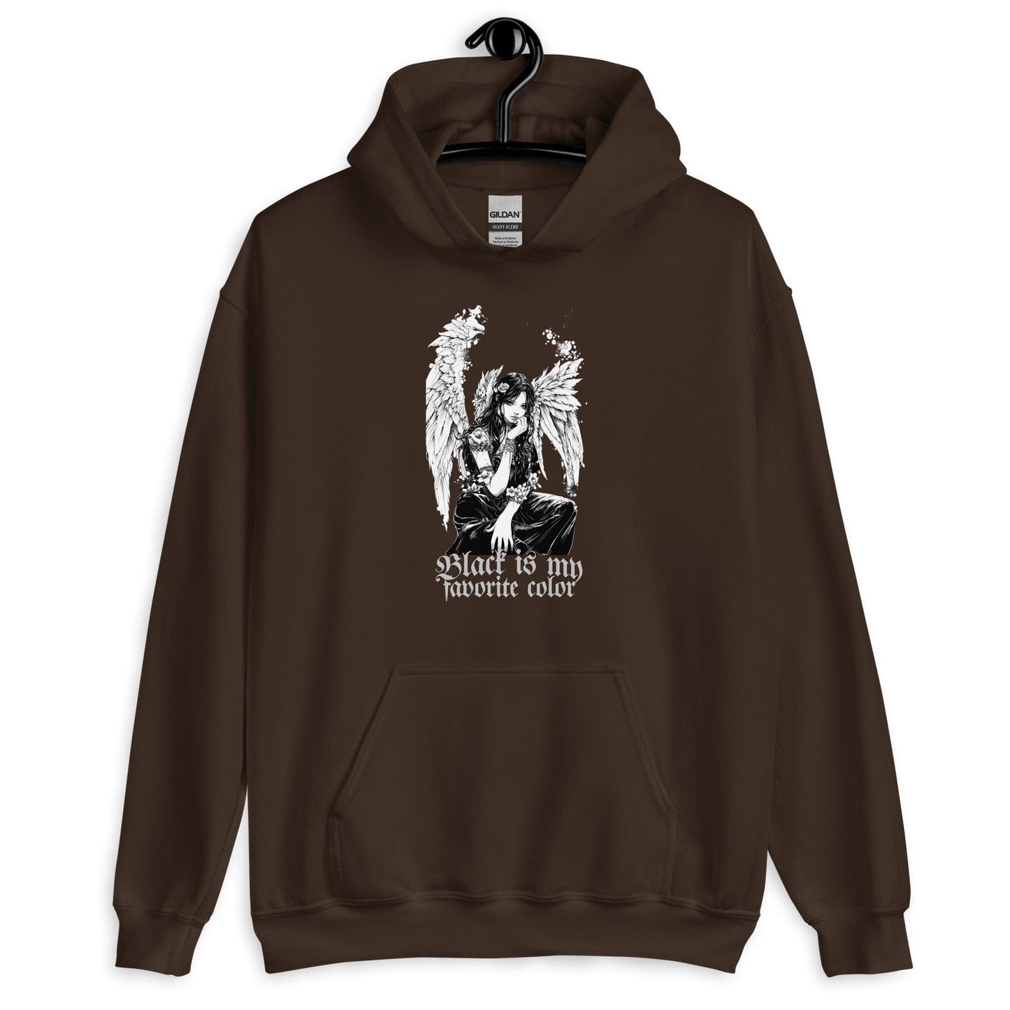 Black is my Favorite Color Goth Dark Angel Unisex Hoodie