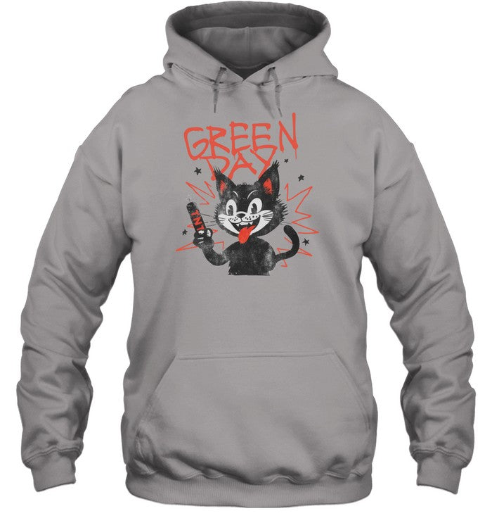Green Day Cat TNT Unisex Hoodie