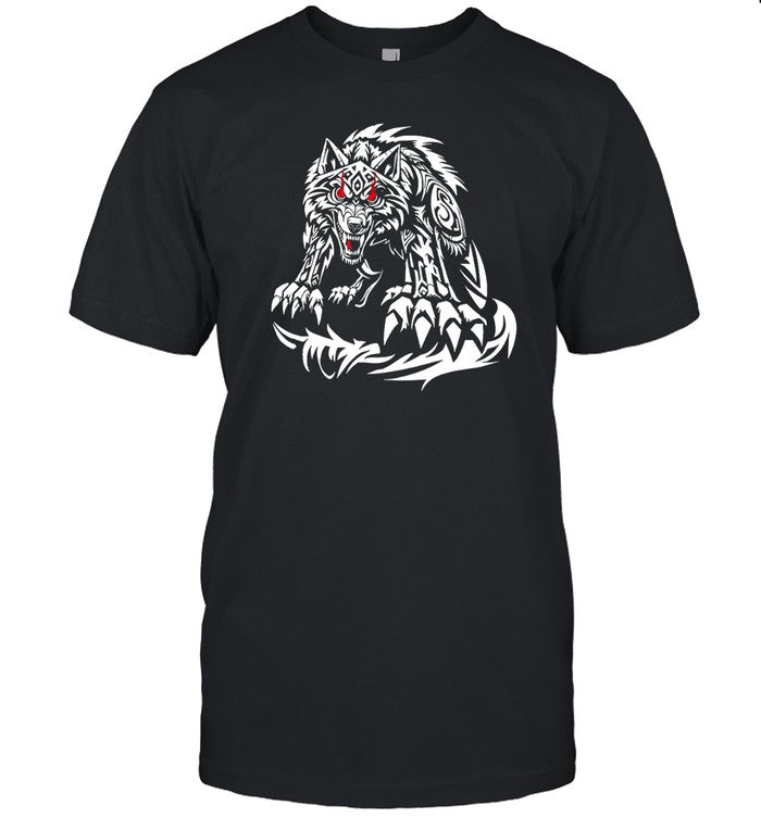 Jacob Fatu Wolf Black T Shirt 2024