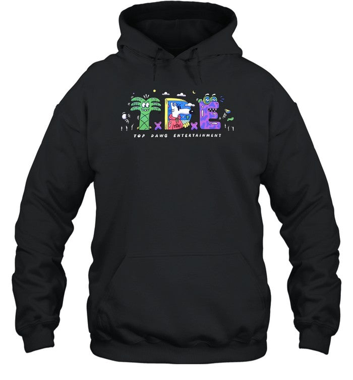 TDE x Steven Harrington Black Unisex Hoodie