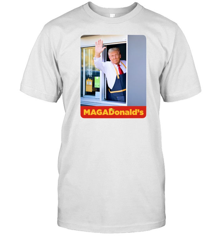 Trump Runs Maga Donald's Fryer 2024 T Shirt