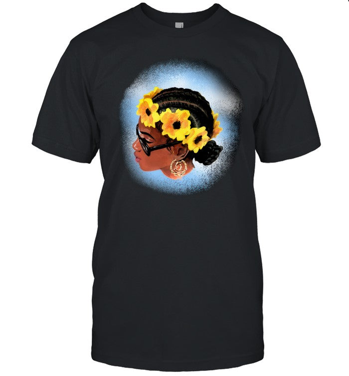 Dreamville Fest25 Flower Crown Black T Shirt