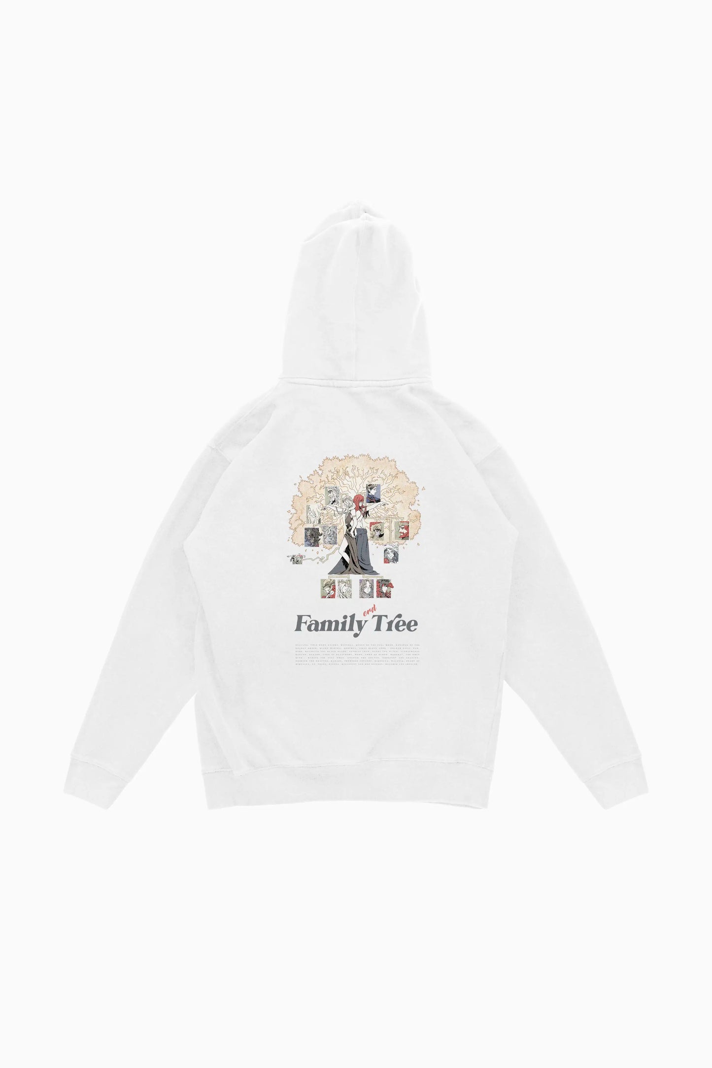 Family Tree Hoodie - White