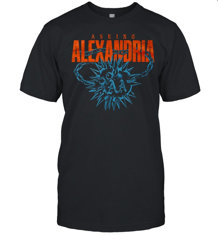 Asking Alexandria Flail Black T Shirt 2024