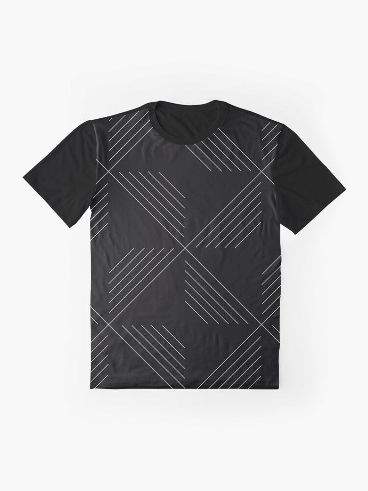Black and white swirl pattern Graphic T-Shirt