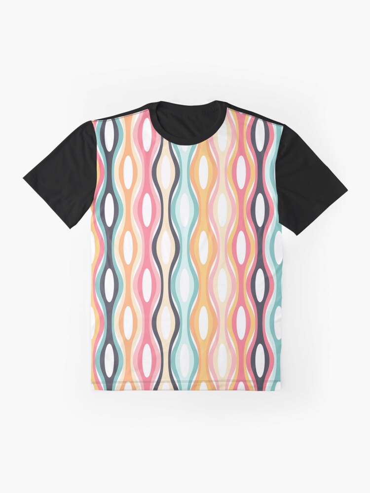 Geometric Pattern Retro Vintage Elegant Graphic 50s 60s 70s 80s Graphic T-Shirt Style009