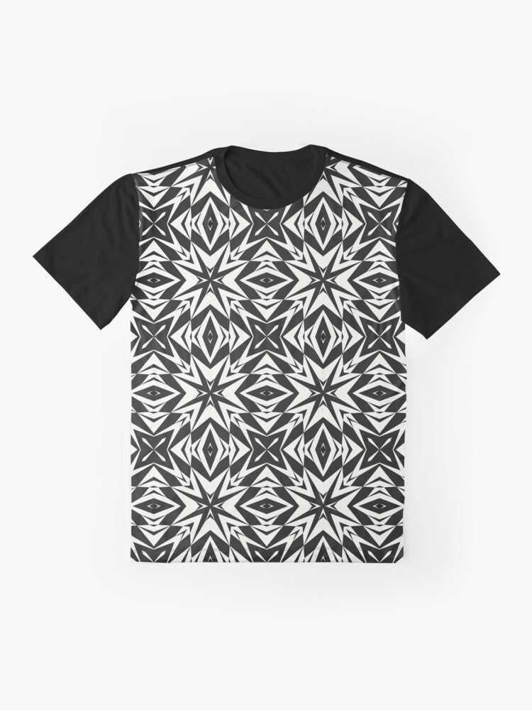 Black and White Geometric Pattern No.25 Graphic T-Shirt