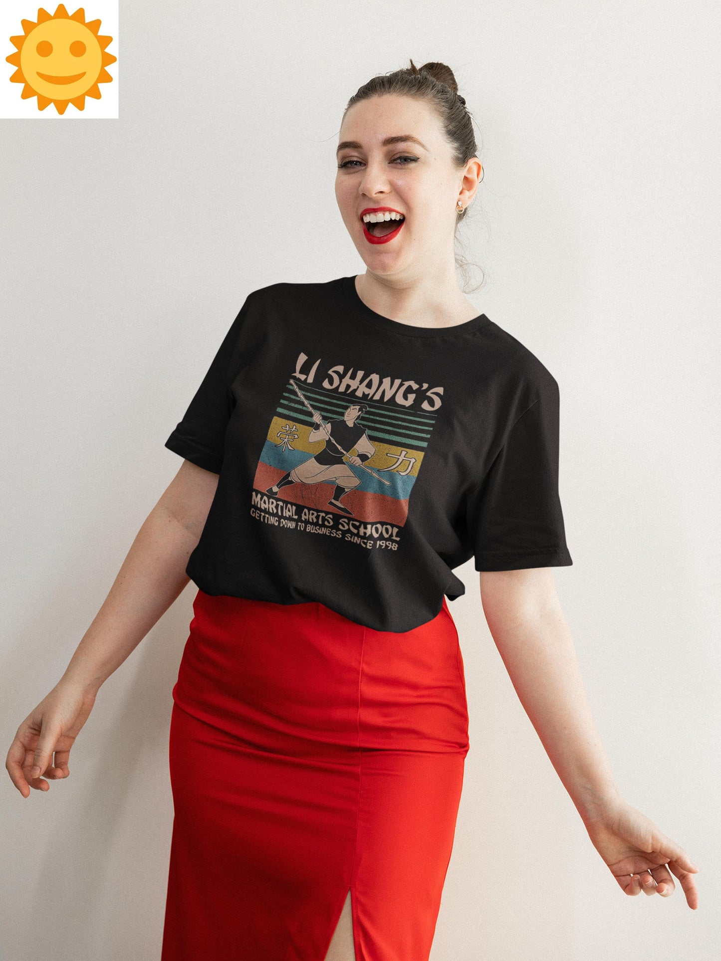 Li Shang's Martial Arts School Getting Down Business Since 1998 Vintage T-Shirt, Mulan Shirt, Li Shang Shirt, Animation Shirt, Cartoon Shirt