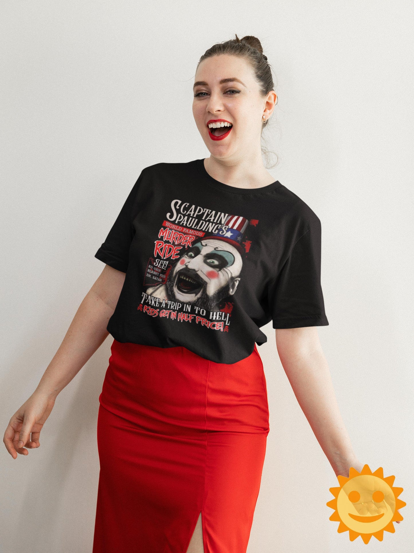 Murder Ride Captain Spaulding Vintage T-Shirt, Halloween Shirt, Horror Movie Shirt, Serial Killers Shirt, Clown Shirt, Killer Clown Shirt