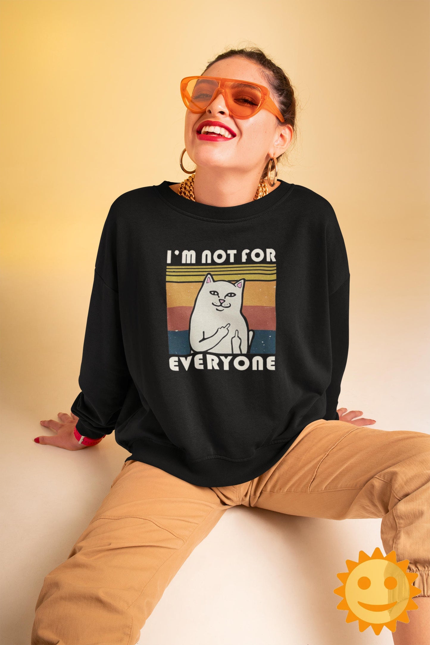 I'm Not In A Bad Mood Everyone Is Annoying Vintage T-Shirt, Cat Shirt, Cat Lovers Shirt, Pet Lovers Shirt, Kitten Shirt, Funny Cat Shirt