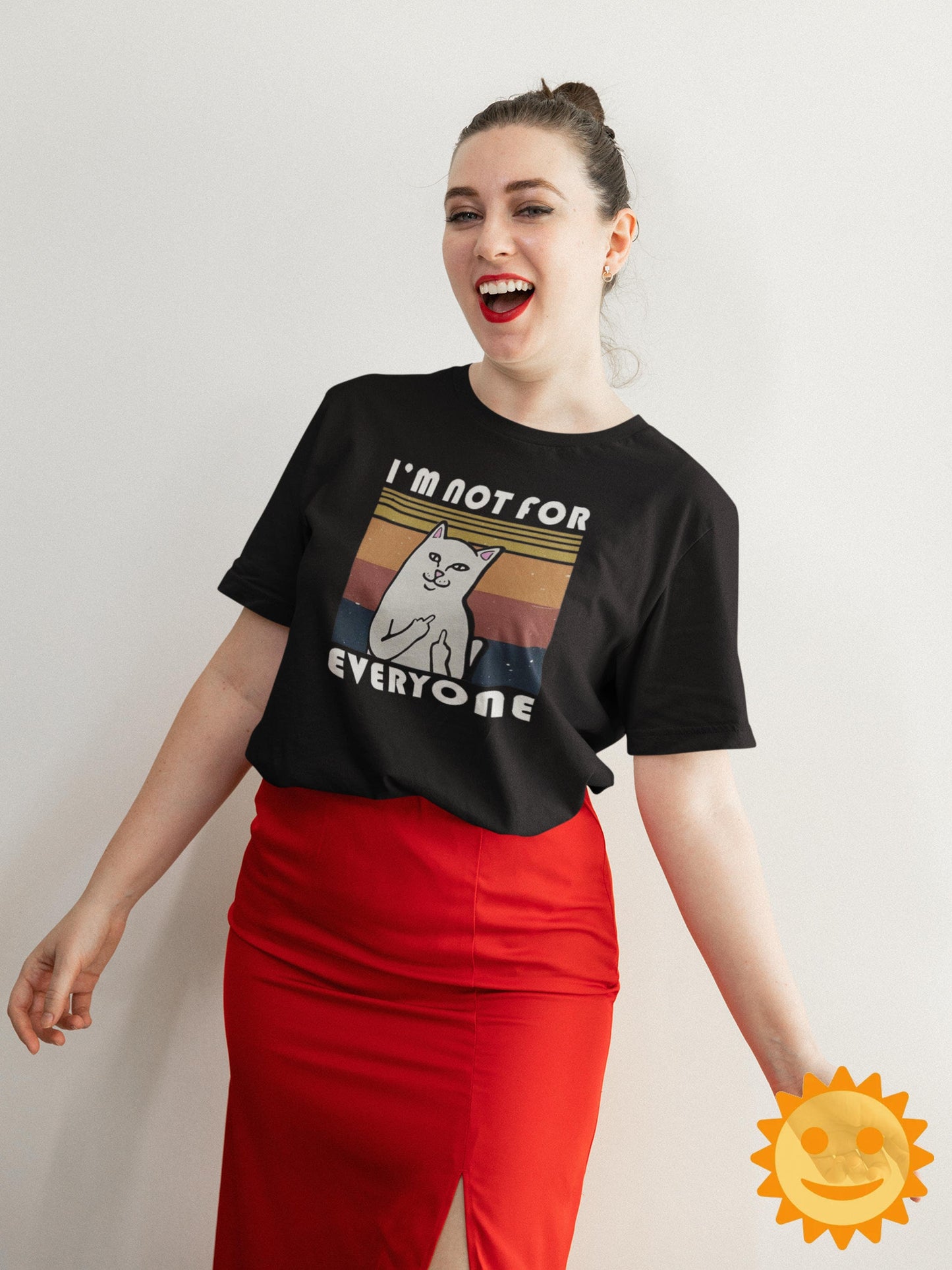 I'm Not In A Bad Mood Everyone Is Annoying Vintage T-Shirt, Cat Shirt, Cat Lovers Shirt, Pet Lovers Shirt, Kitten Shirt, Funny Cat Shirt