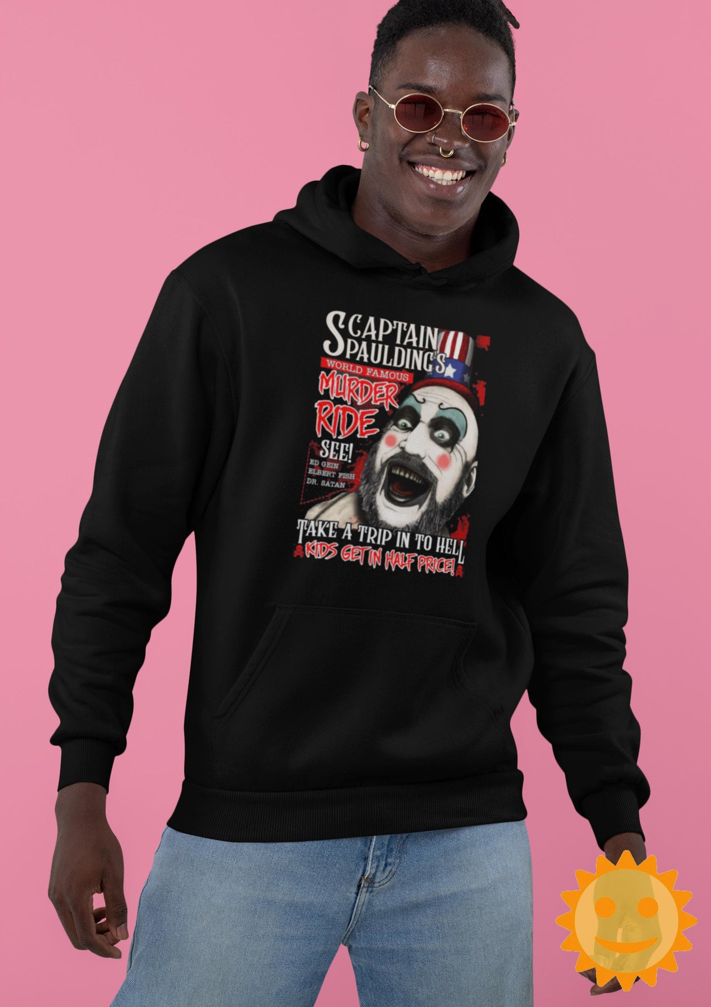 Murder Ride Captain Spaulding Vintage T-Shirt, Halloween Shirt, Horror Movie Shirt, Serial Killers Shirt, Clown Shirt, Killer Clown Shirt