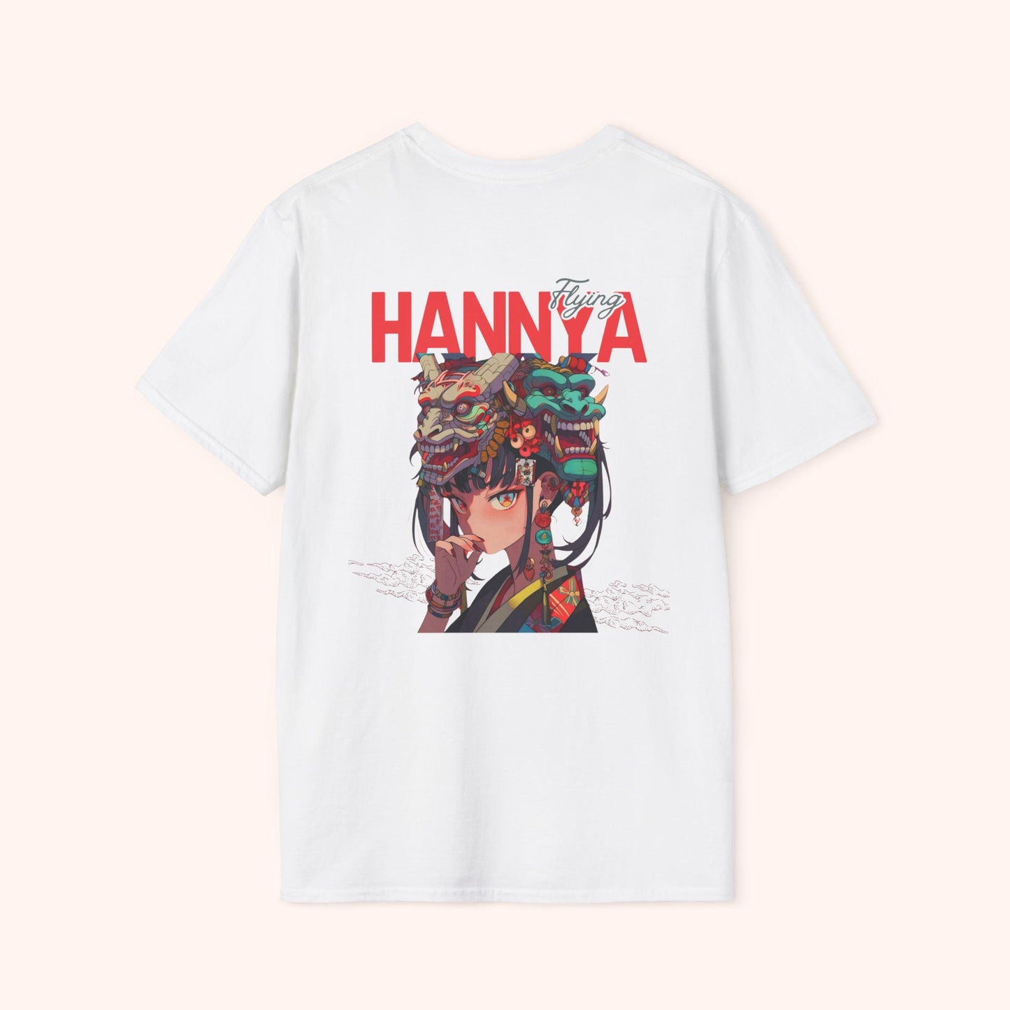 Samurai Warrior Graphic Tee, Unisex Softstyle T-Shirt, Vintage Anime Shirt, Casual Wear, Unique Streetwear