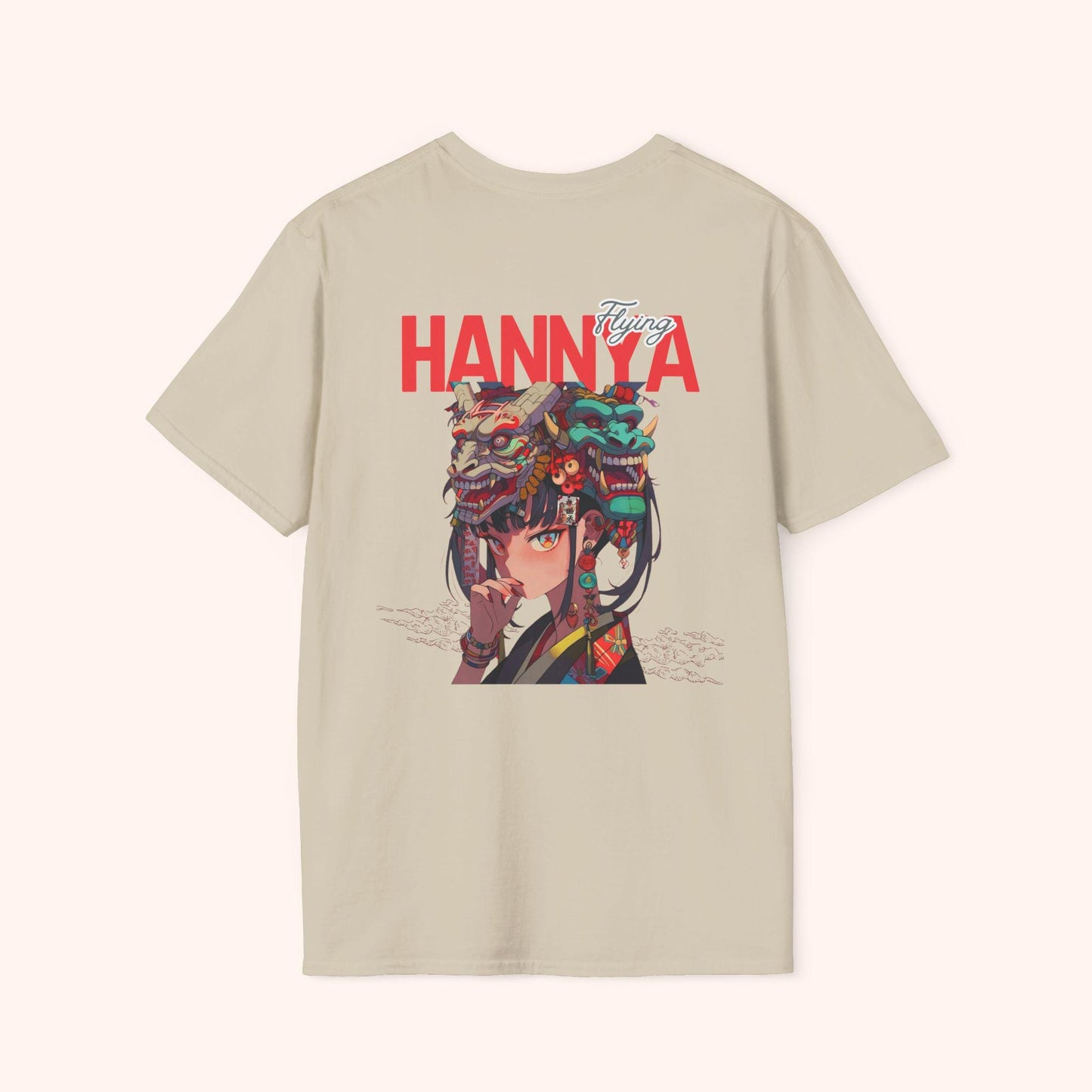 Samurai Warrior Graphic Tee, Unisex Softstyle T-Shirt, Vintage Anime Shirt, Casual Wear, Unique Streetwear