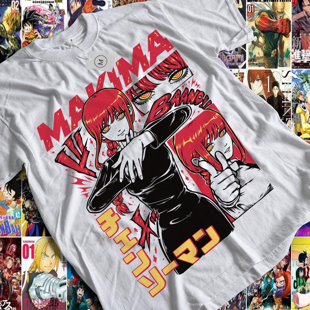 Limited Makima T Shirt - Vintage Retro Anime T Shirt - Vintage 90s T Shirt - Anime Manga Shirt - Gift For Otaku - Anime T Shirt