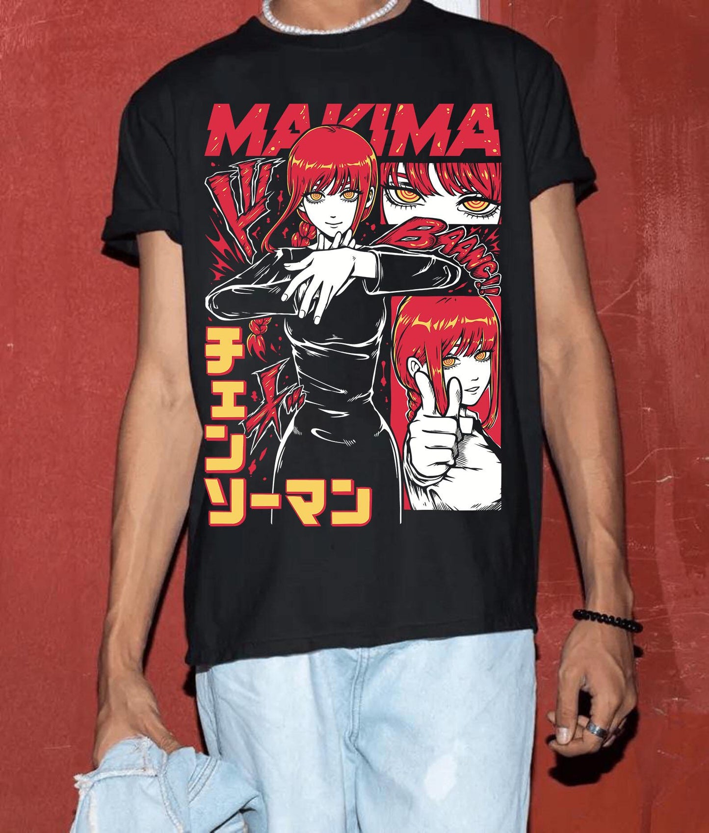 Limited Makima T Shirt - Vintage Retro Anime T Shirt - Vintage 90s T Shirt - Anime Manga Shirt - Gift For Otaku - Anime T Shirt
