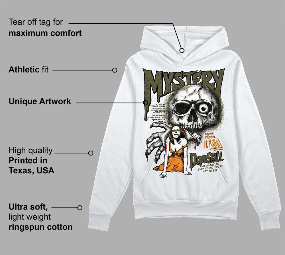 Olive 5s DopeSkill Hoodie Sweatshirt Mystery Ghostly Grasp Graphic