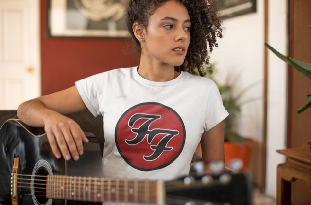 Foo Fighters Ladies T-Shirt: FF Logo