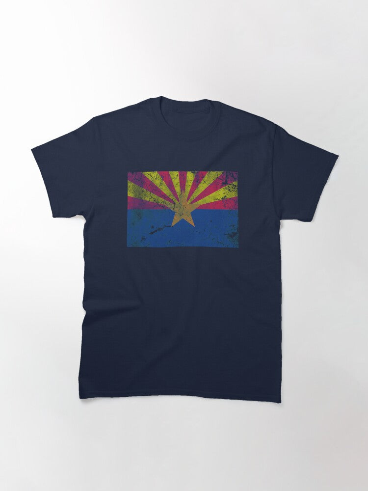 Vintage Distressed State Flag of Arizona Classic T-Shirt