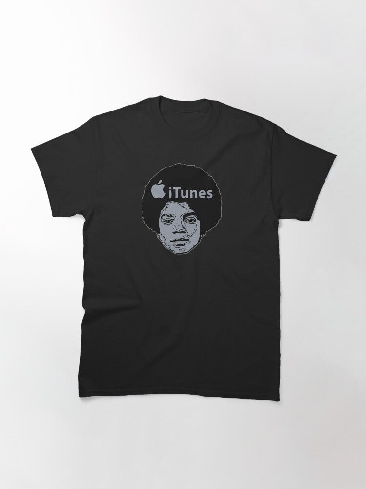 I Tunes Michael Grey Black Summer Vibe Classic T-Shirt Style001