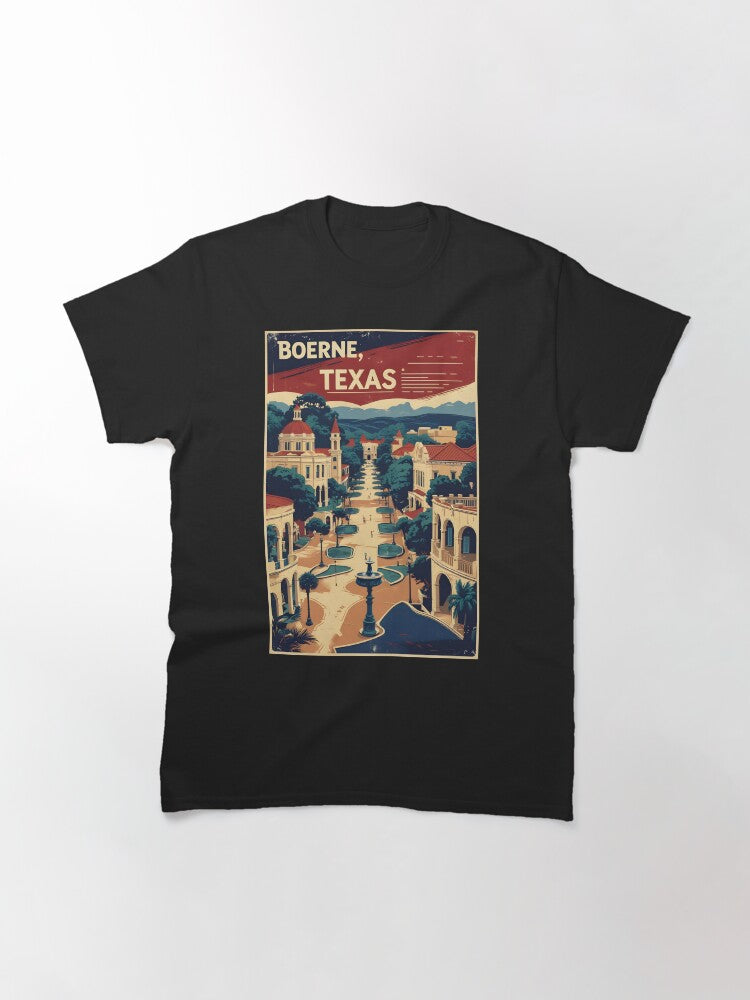 Boerne Texas USA Vintage Travel Tourism Classic T-Shirt