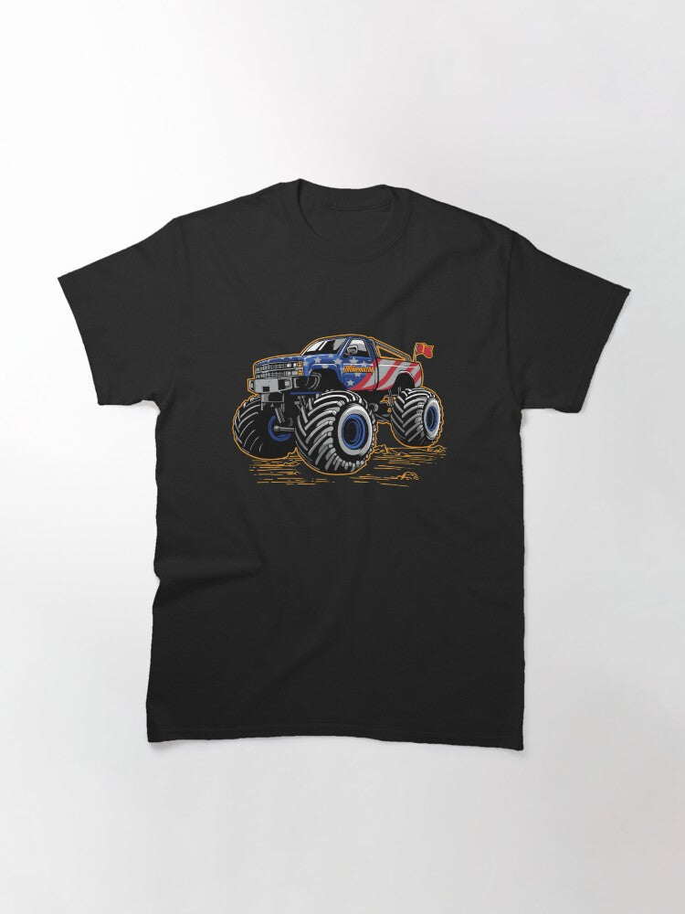 Trumpinator American Flag Monster Truck Classic T-Shirt