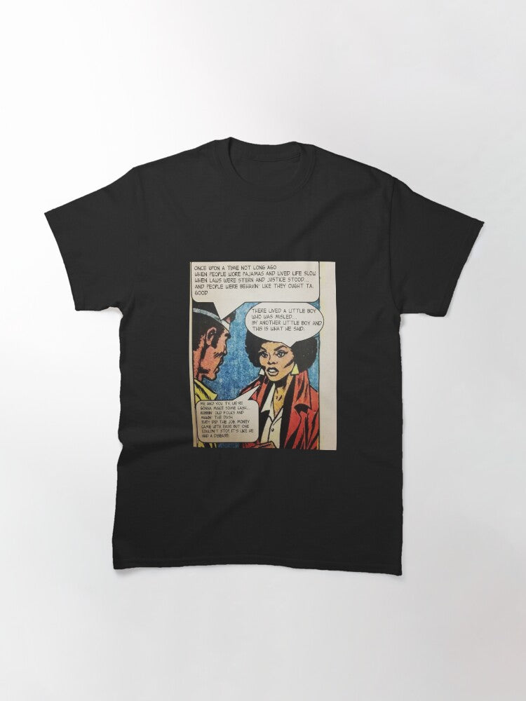 SLICK RICK'S CHILDREN STORY AND A VINTAGE COMIC STRIP Classic T-Shirt Style001