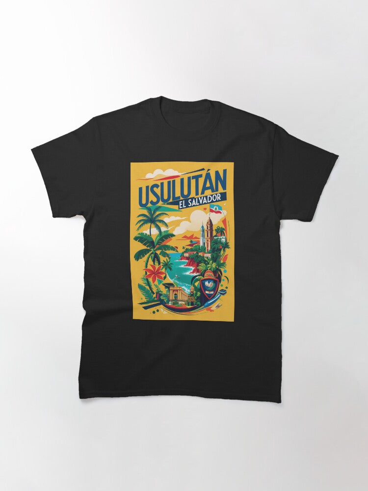 Usulutan El Salvador Vintage Travel Tourism Classic T-Shirt Style003