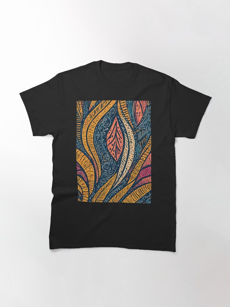 Vintage wallpaper design patterns Classic T-Shirt Style003
